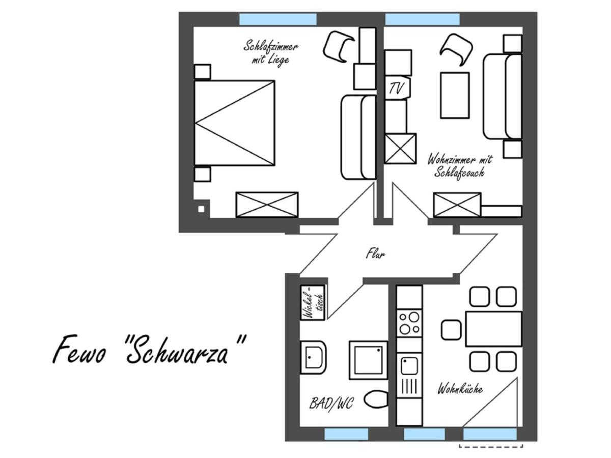 Feriengut Dietzsch Apartment Poritzsch Room photo