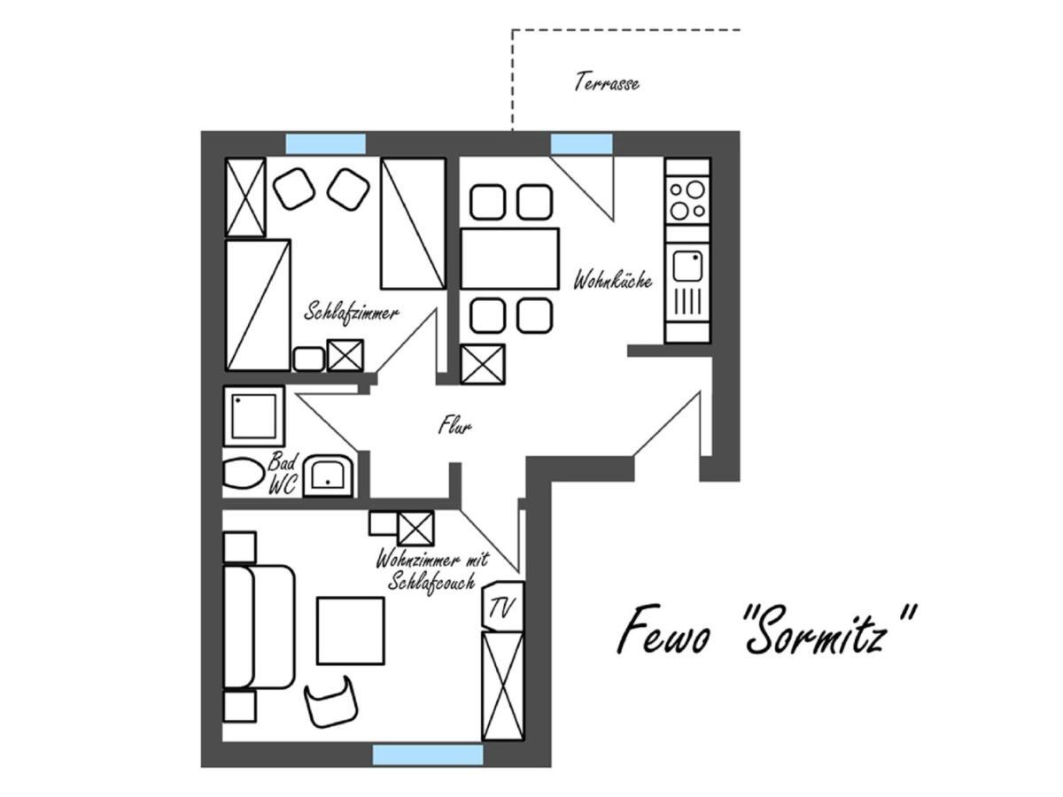 Feriengut Dietzsch Apartment Poritzsch Room photo